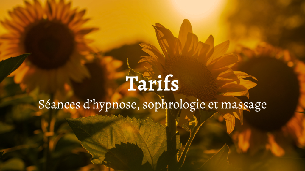 tarif sophrologie hypnose massage loches