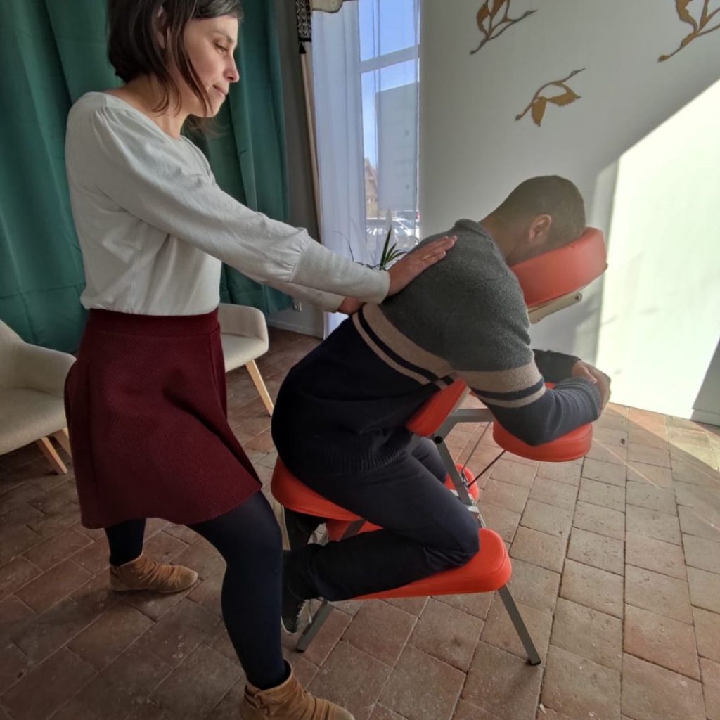 massage assis en entreprise